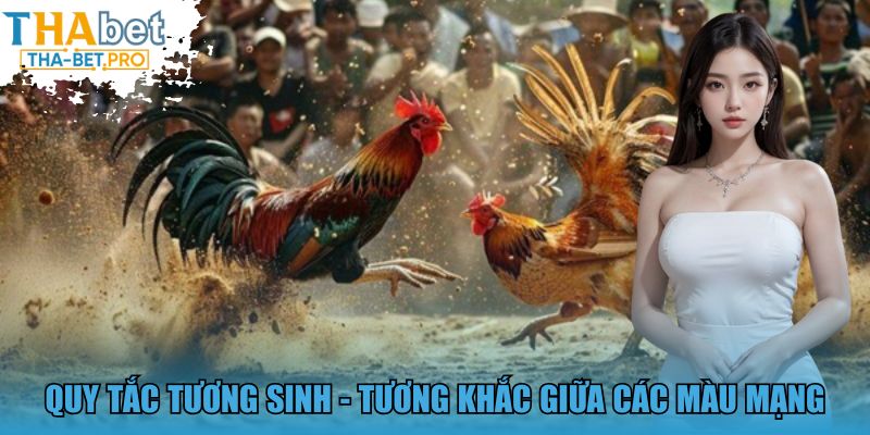 Quy tắc tương sinh - tương khắc giữa các màu mạng