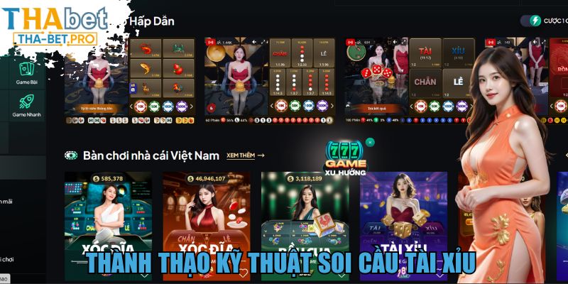 Làm chủ kỹ năng soi cầu tài xỉu cùng nhà cái THABET